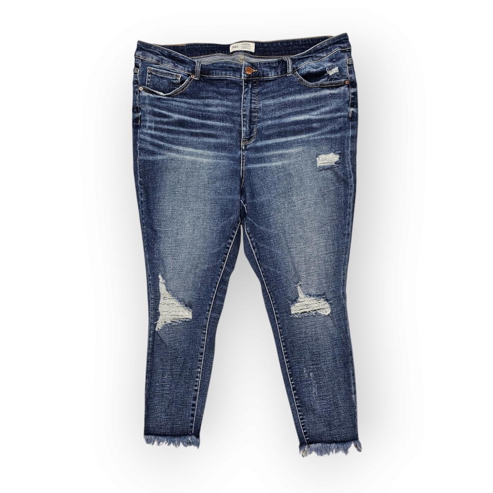 BKE High Rise Ankle Skinny Distressed Denim Jeans Women's‎ Size 38